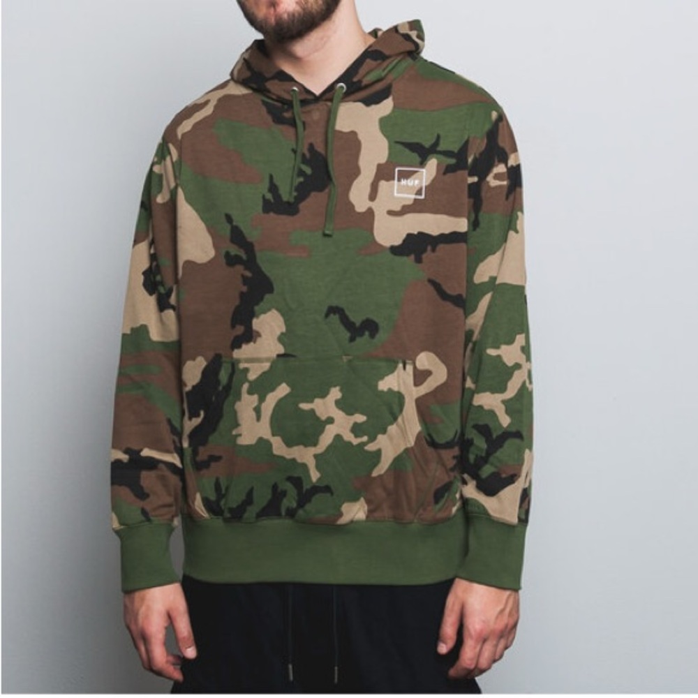 HUF Camo Woodland Sweatshirt